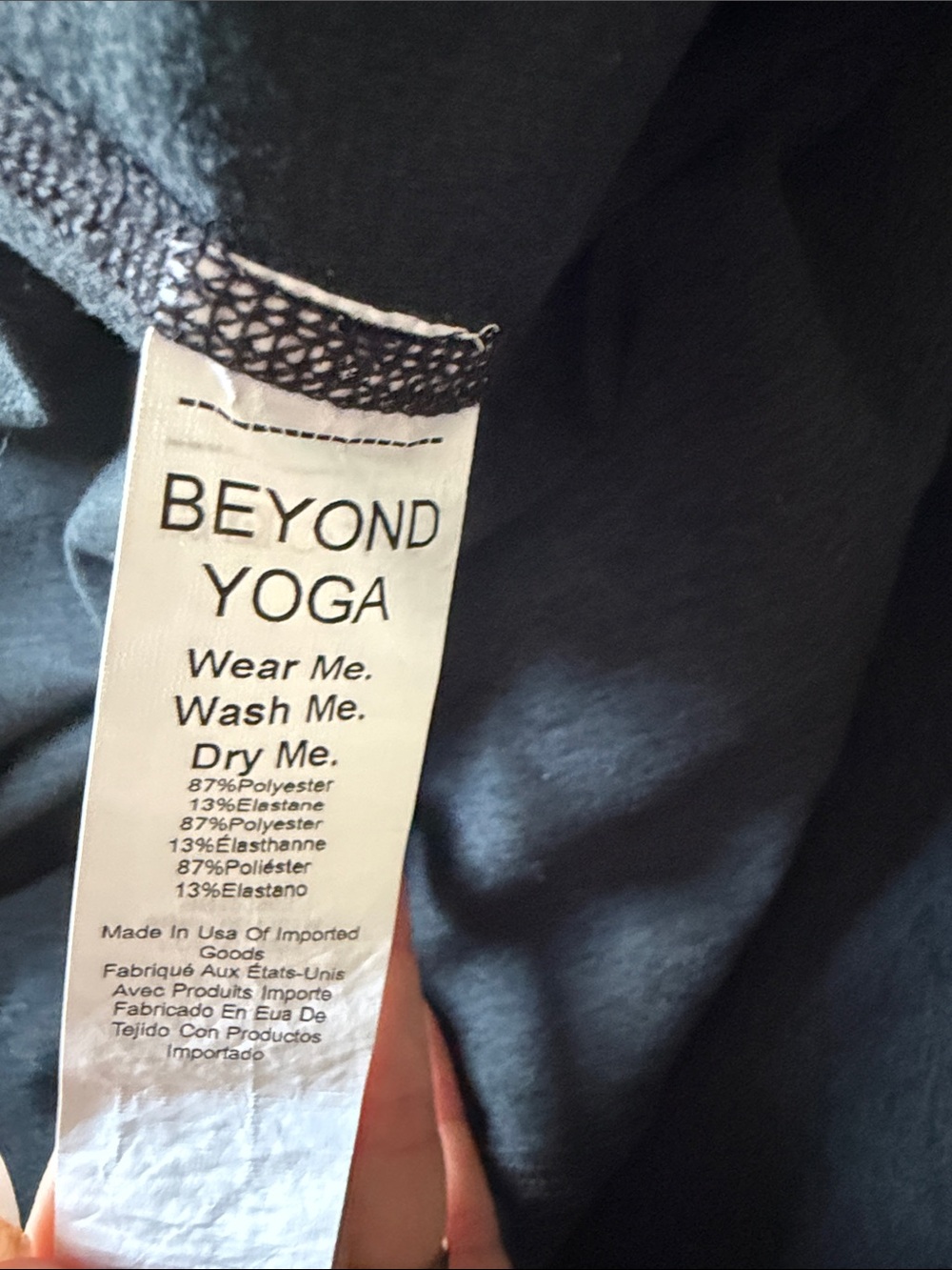 Beyond the bump Black space-dye Women’s Jogger Pants szlarge with pockets - Picture 9 of 12